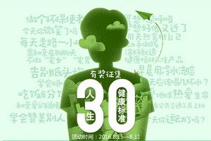 三棵树&ldquo;健康+&rdquo;战略又有新举措 征集人生健康新标准